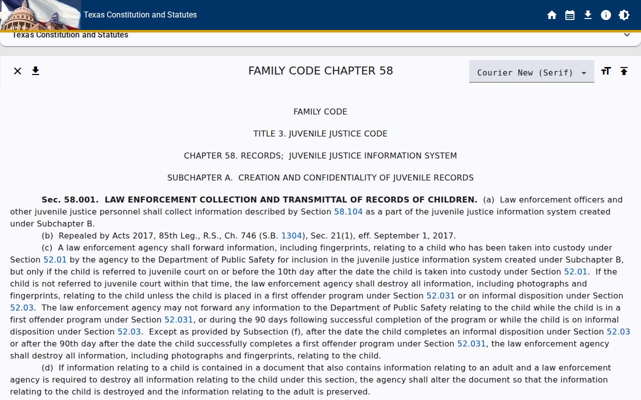 Panola County criminal court docket juvenile confidentiality source